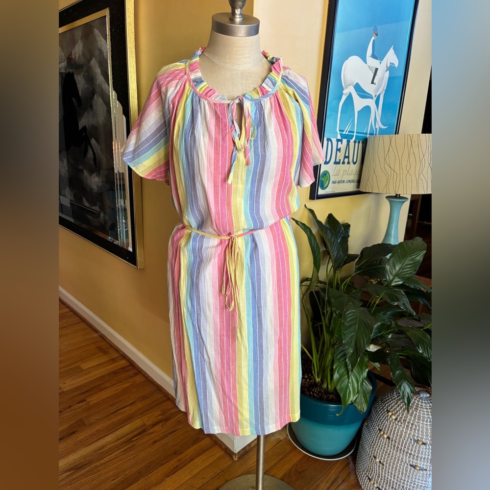 draper james kohls striped dress